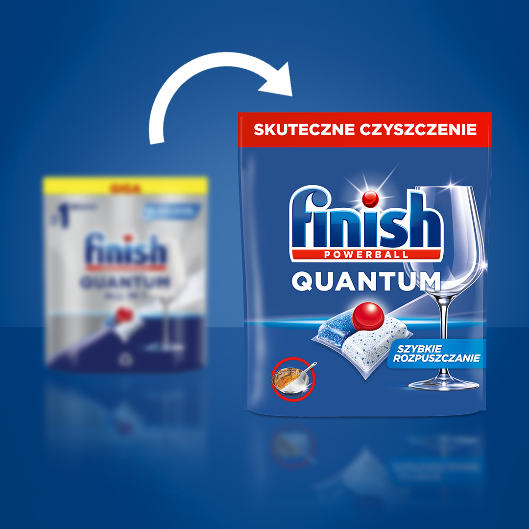 Finish Quantum Kapsułki do Zmywarki Regular 100 szt Typ all in one (wszystko w jednym)