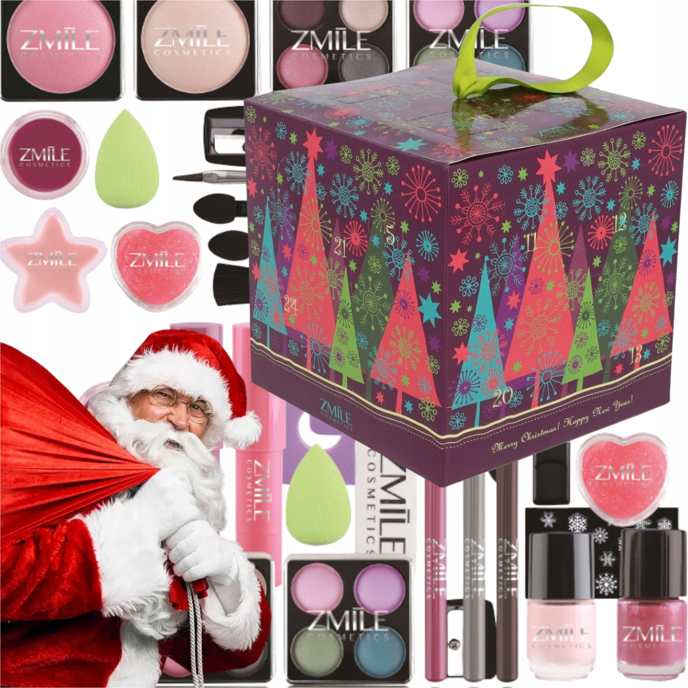 Adventský Kalendář Kosmetika Na Líčení Makeup Beauty Dámský Set