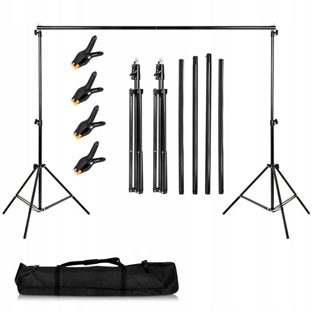 Stativ pro fotografické pozadí Sada 200 x 300 cm