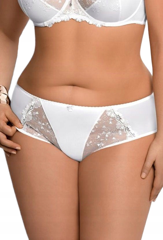 

Figi Damskie Podwyższony Stan Białe Perfect 38 M