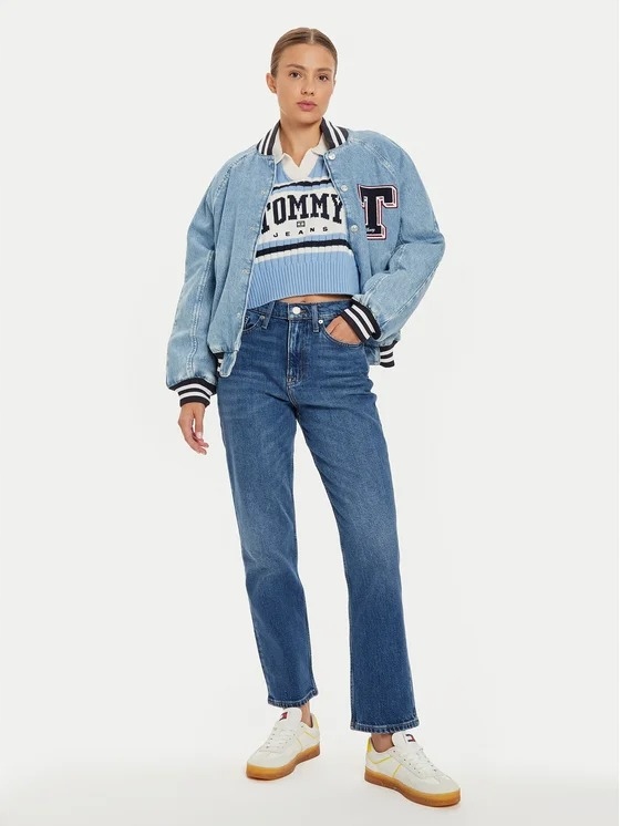 Tommy Jeans Dámské Kalhoty Tmavě Modré Džíny 28/32 Xta