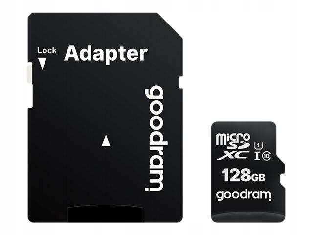 GOODRAM Karta Pamięci Micro SDXC 128GB Class 10 UHS-I + Adapter