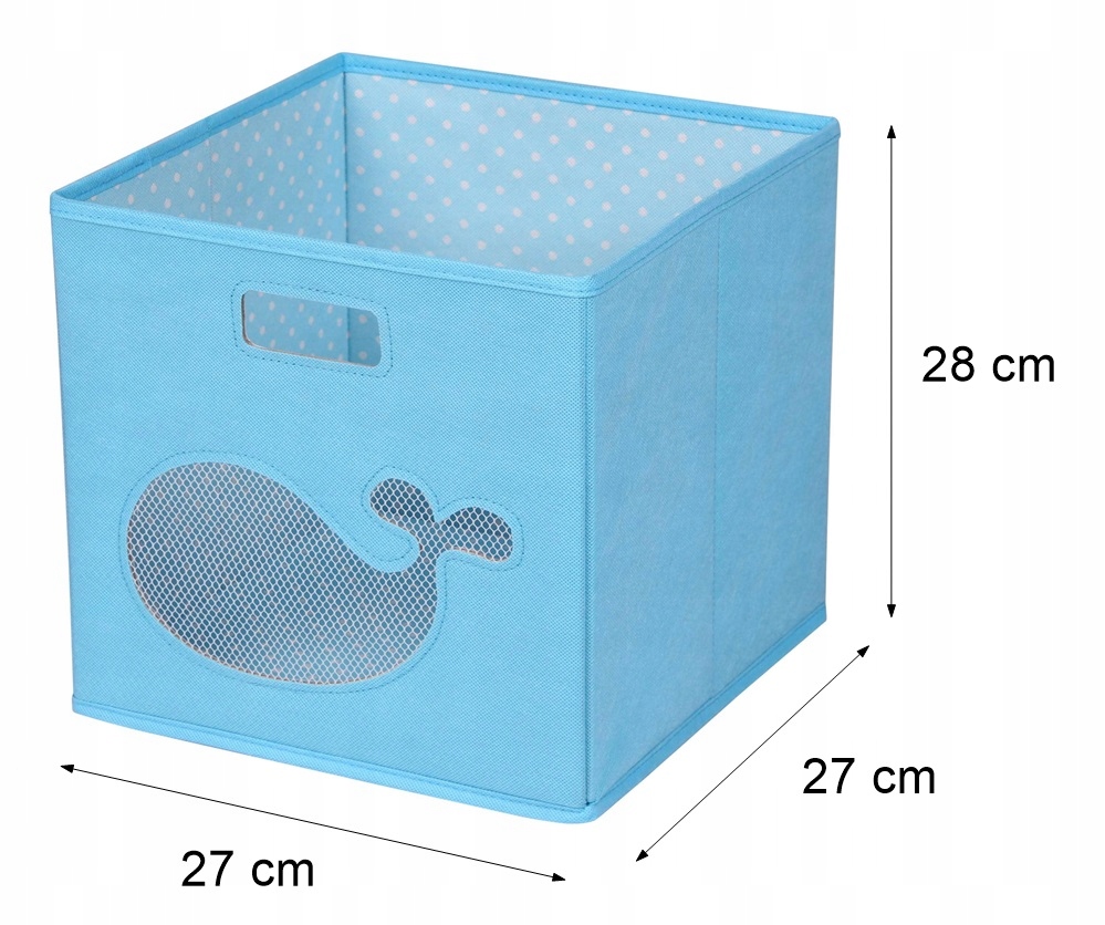 KOSZ POJEMNIK PUDEŁKO TEKSTYLNY NA ZABAWKI WIELORYB Stan opakowania oryginalne