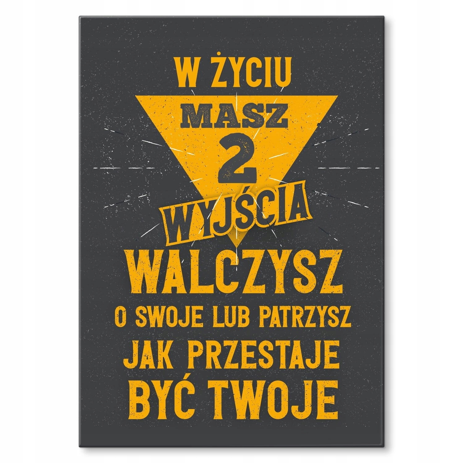 Tabule z kovu, trvanlivá plechová plakát, blesková montáž, motivační nápis
