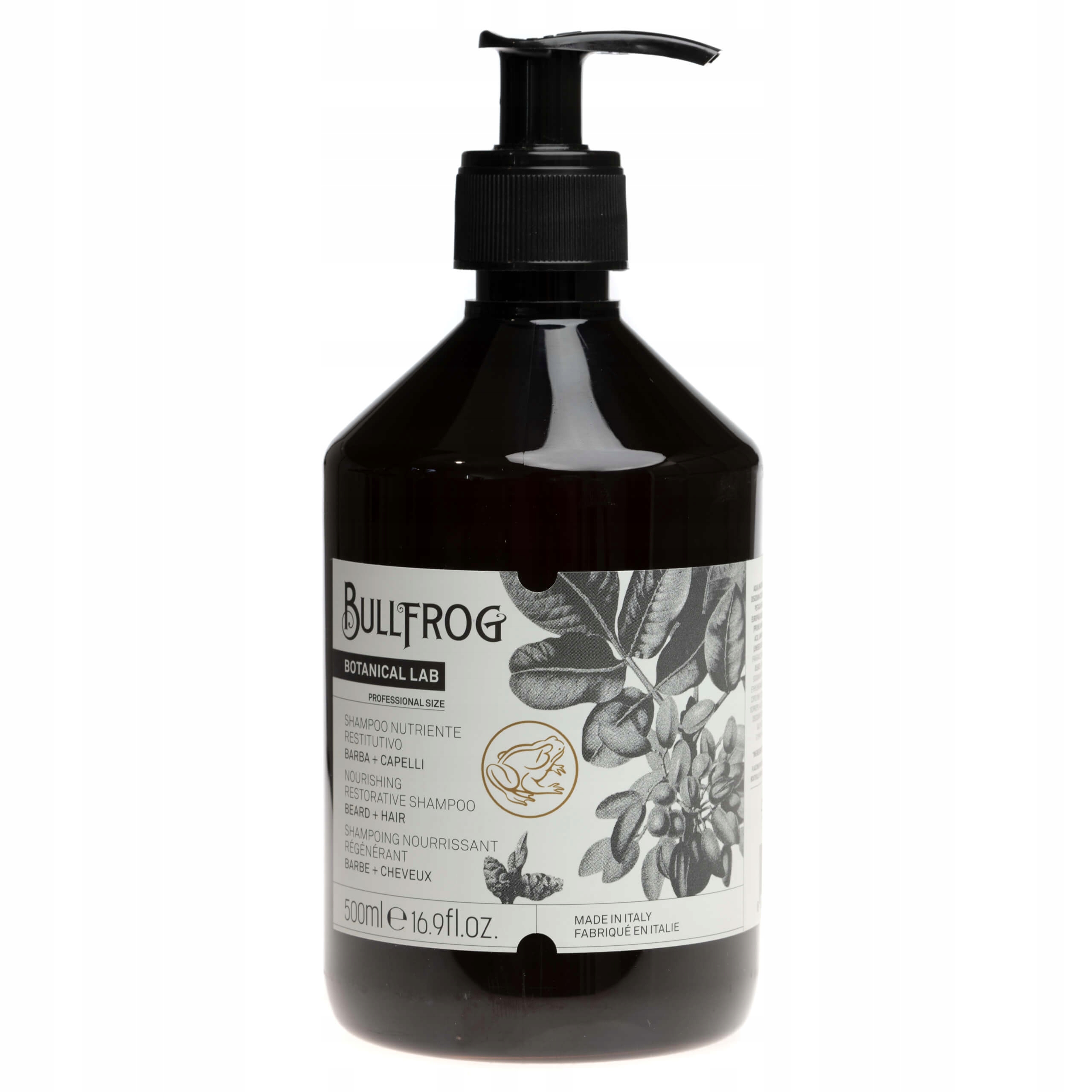 Bullfrog Výživný regenerační Šampon na vlasy a vousy 500ml