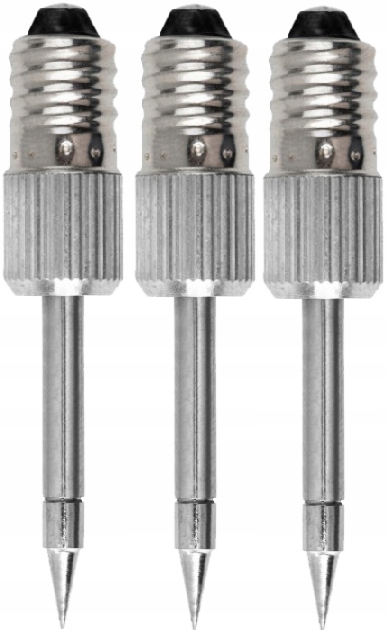 Hogert Zestaw 3 Grotów Do Lutownicy Akumulatorowej , uchwyt E10, Hoegert