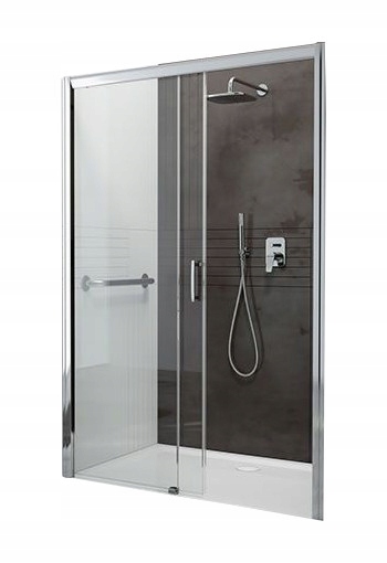 Sanplast Free Zone Drzwi Prysznicowe 150x190 Chrom