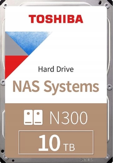 Dysk twardy Toshiba N300 10TB MN10ADA10TS 7200RPM 512MB cache 3.5''
