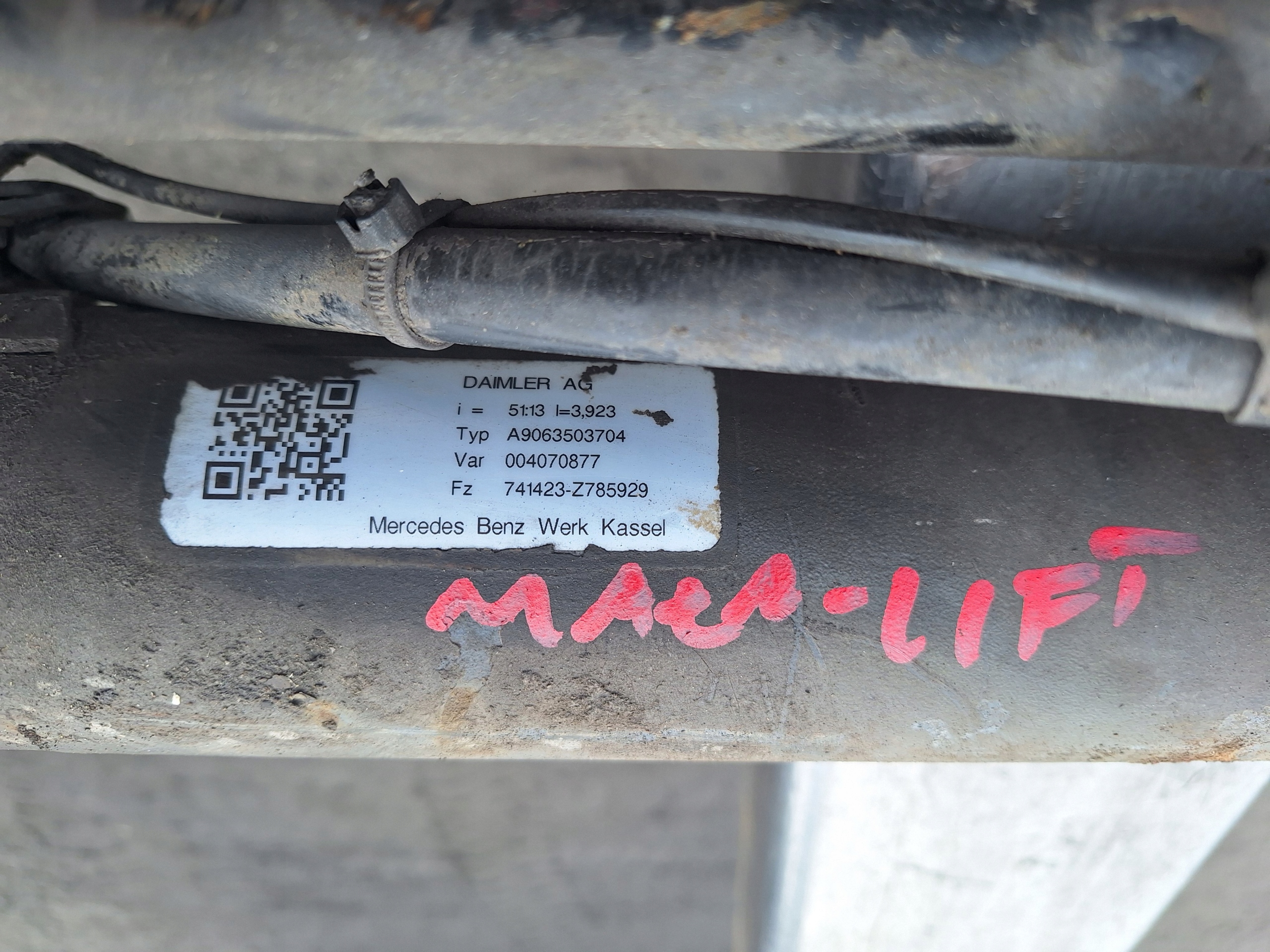 MERCEDES SPRINTER W906 LIFT 14-19 hátsó differenciál A9063503704 51:13