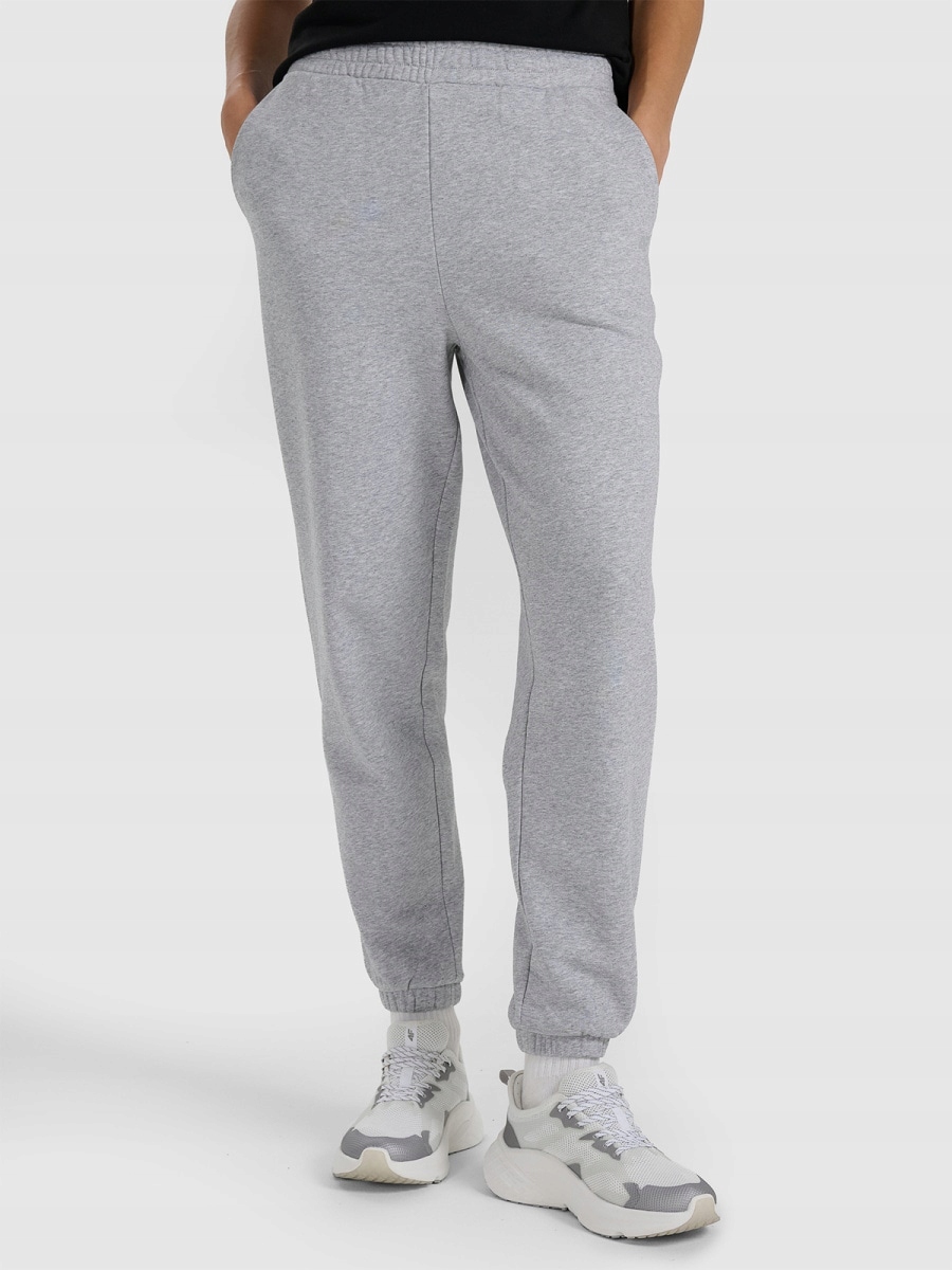 Dámské Teplákové Kalhoty 4F Bavlněné Joggery Dlouhé s kapsami XL