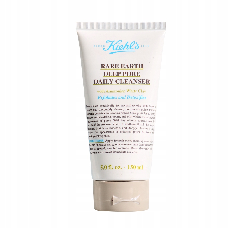Kiehl's Gel na mytí obličeje Rare Earth Hloubkově čistící póry 150 Ml