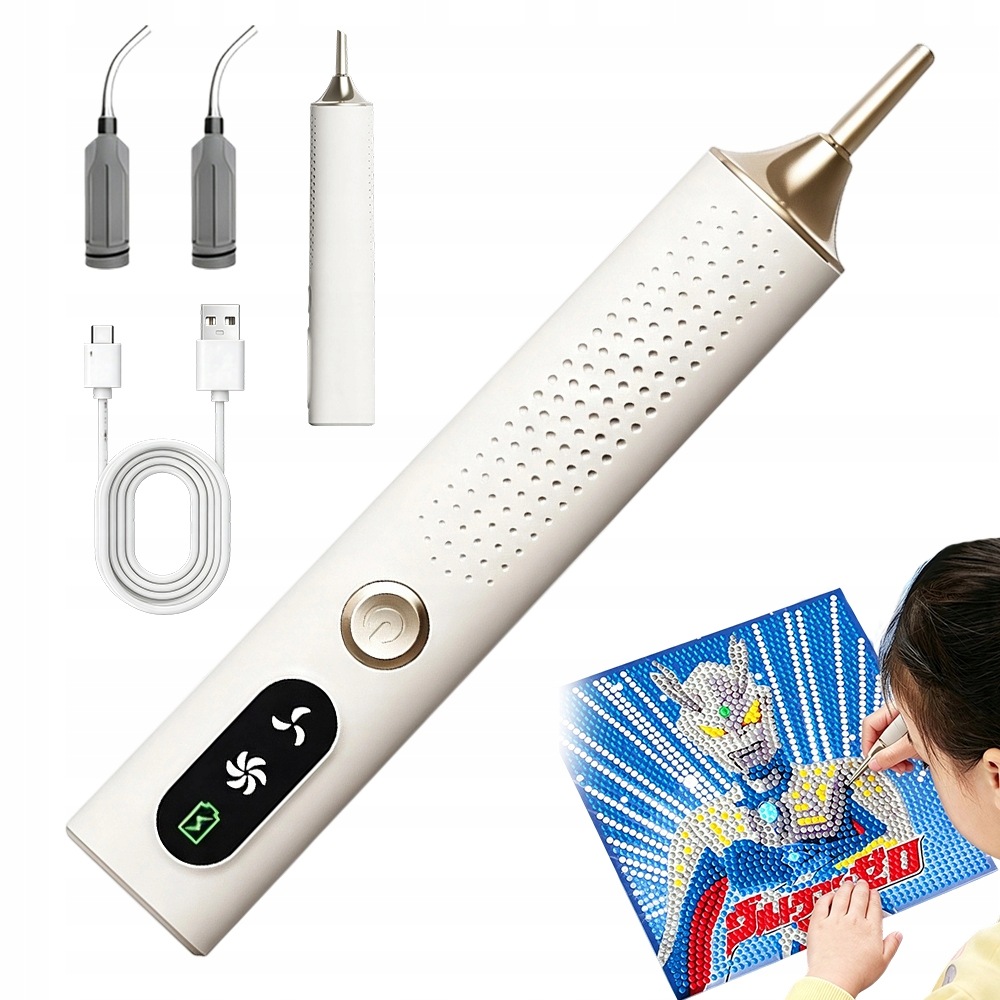 Vakuová Tužka Na Diamanty 2 Režimy Sání Usb-c