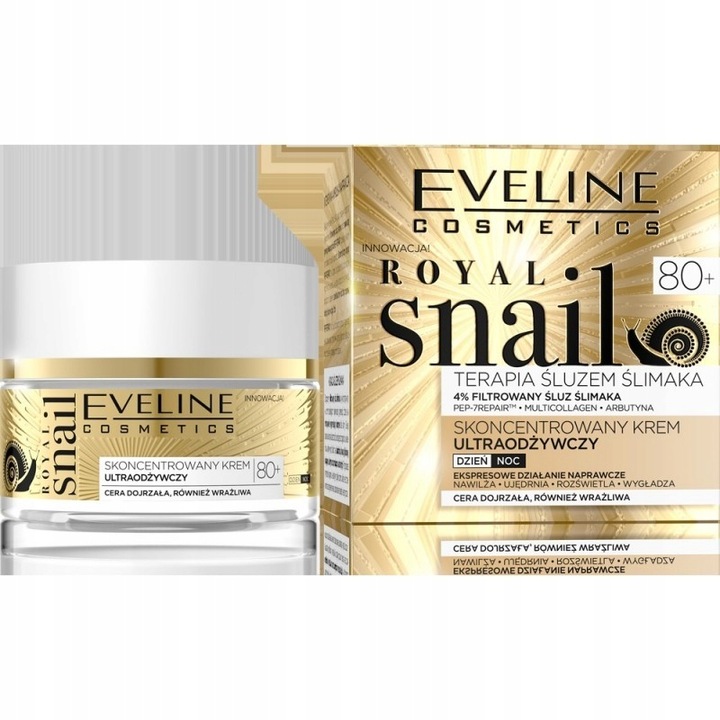 EVELINE KREM ROYAL SNAIL 50ML 80+ 14410024382 - Allegro.pl