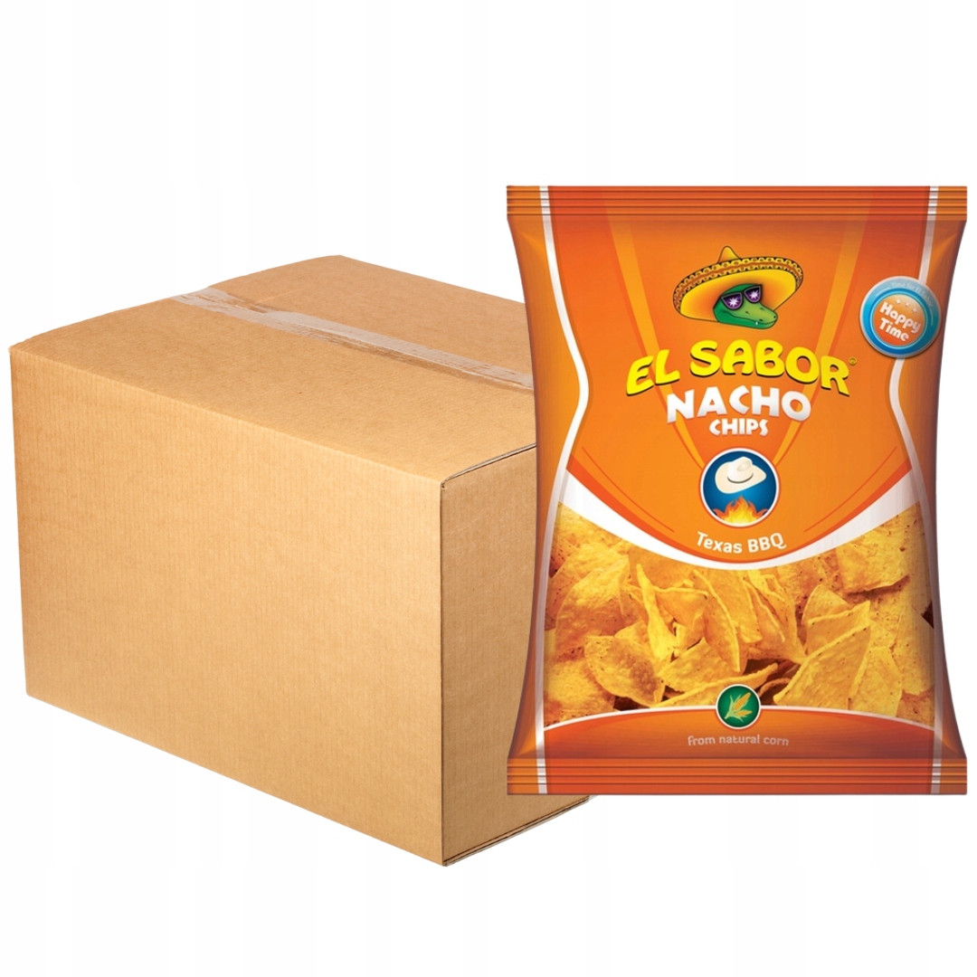 Levně El Sabor Nachos barbecue 100 g x 16 kusů