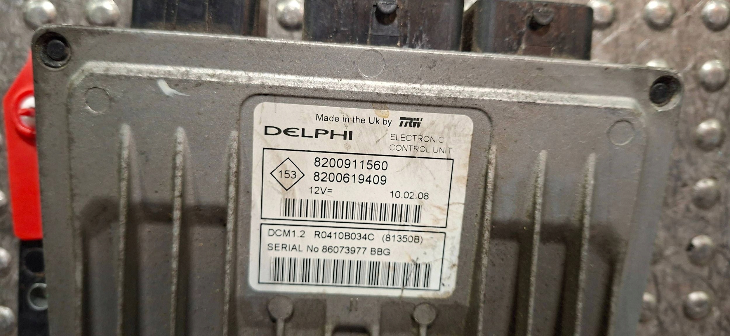 computer R0410B034C 8200911560 8200619409 RENAULT CLIO III 1.5 DCI