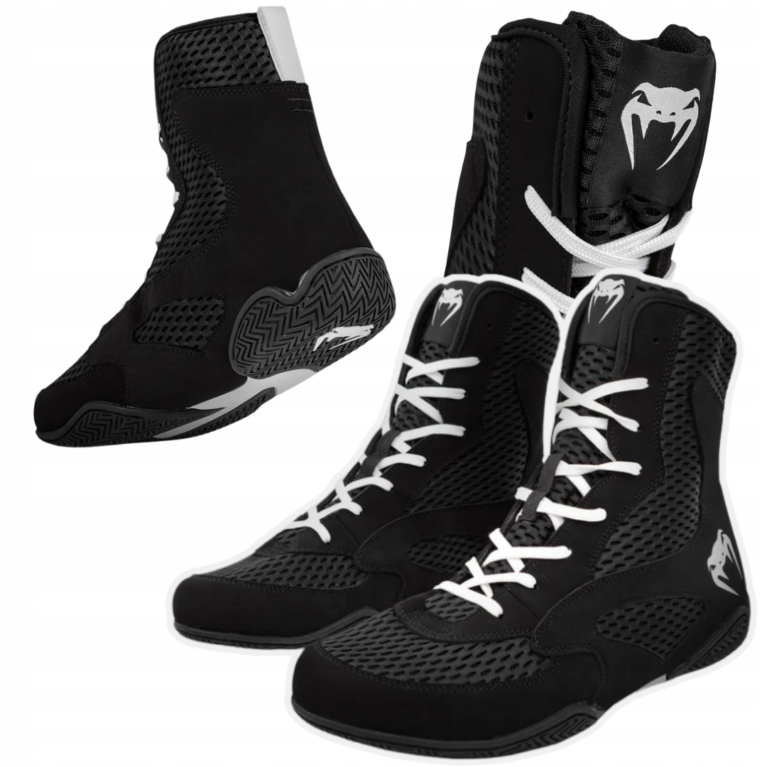Buty bokserskie męskie Venum Contender Czarny/Biały r. 43