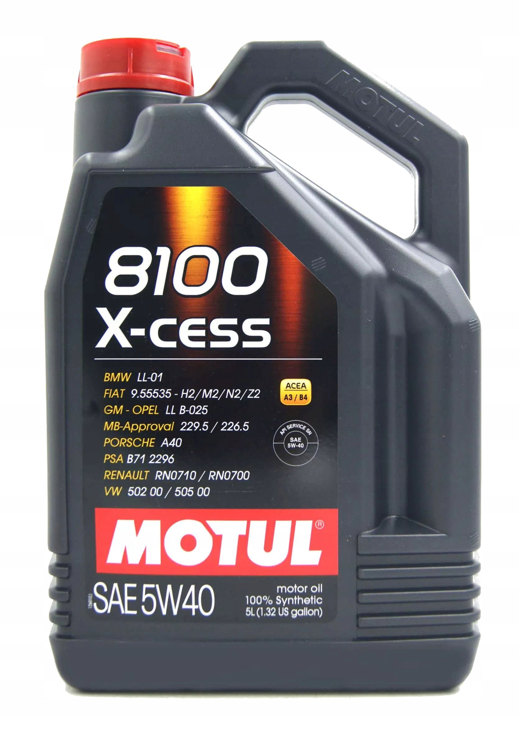 5L OLEJ MOTUL 5w40 X-CESS Acea A3 B4