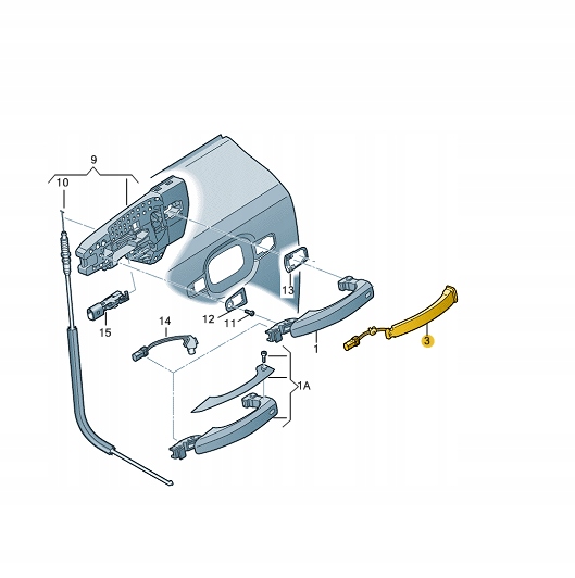 AUDI CZUJNIK KEYLESS 4G8927753 ORYGINAŁ NOWY Typ samochodu Samochody osobowe