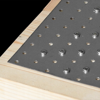 PP1 PŁYTKA PERFOROWANA ŁĄCZNIK CIESIELSKI 40x80x2 10szt PŁASKOWNIK DOMAX Długość 8 cm