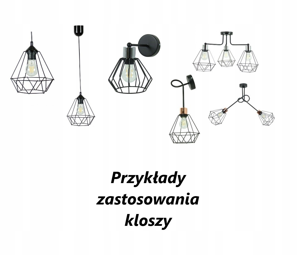 KLOSZ DRUCIANY do lampy DIAMENT E27 Marka DamAg