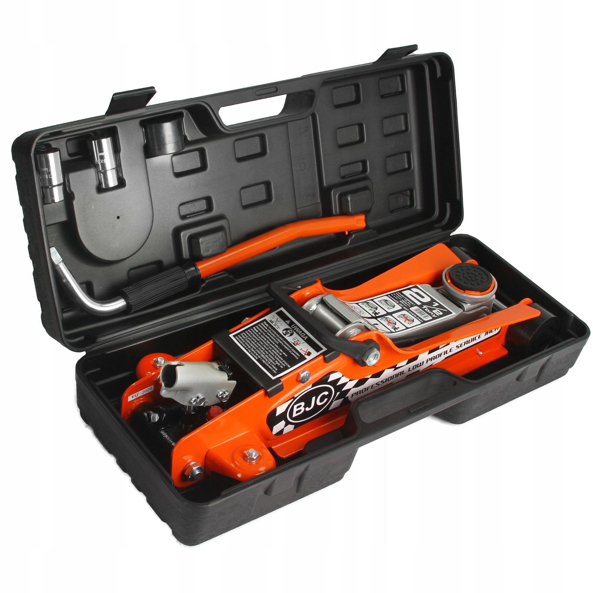 PODNOŚNIK SAMOCHODOWY ŻABA 2,5T+NADSTAWKA LEWAREK Maksymalna wysokość podnoszenia 385 mm