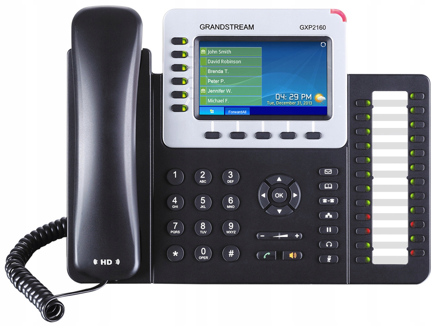 Kabelový VoIP Ip telefon Grandstream GXP2160