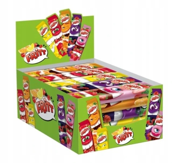 20x 35g Fritt žvýkací bonbón 4 příchutě Karton