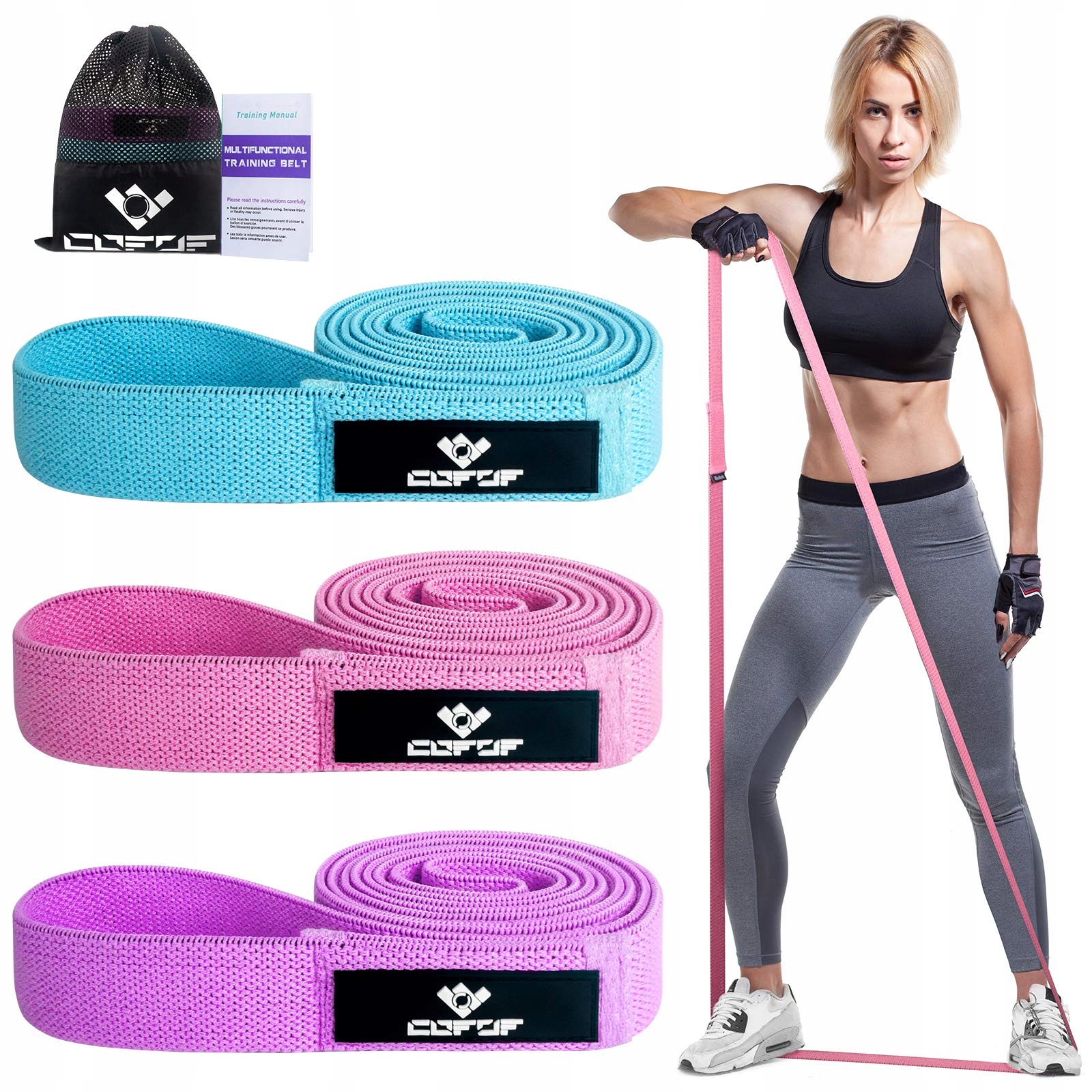 

Cofof Oporowe Pasy Terra Band Elastyczne Joga