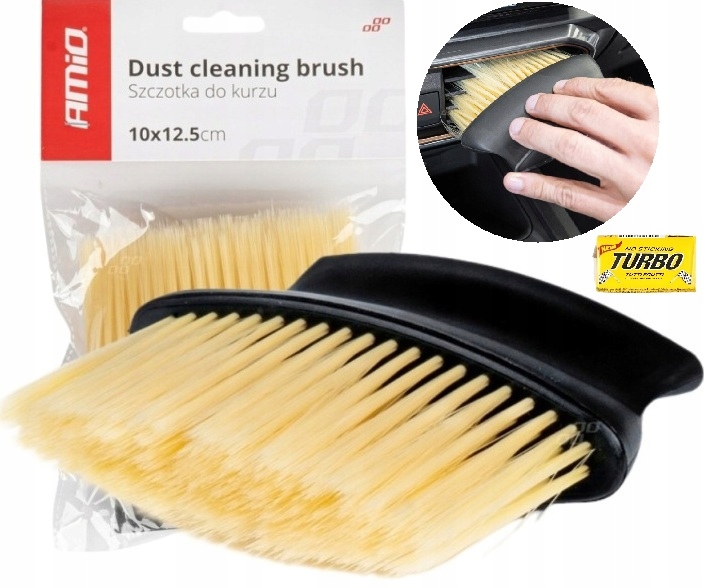 Pędzelek Detailingowy Do Czyszczenia Wnętrza Auta Kurzu Szczoteczka Miękka