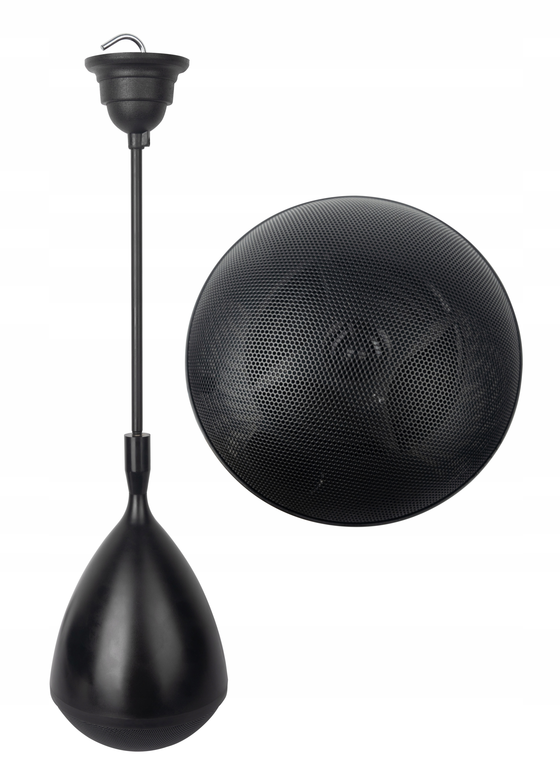 Závěsný stropní reproduktor Tonsil ZGSW-15W 100V 15W Koule Instalační černý