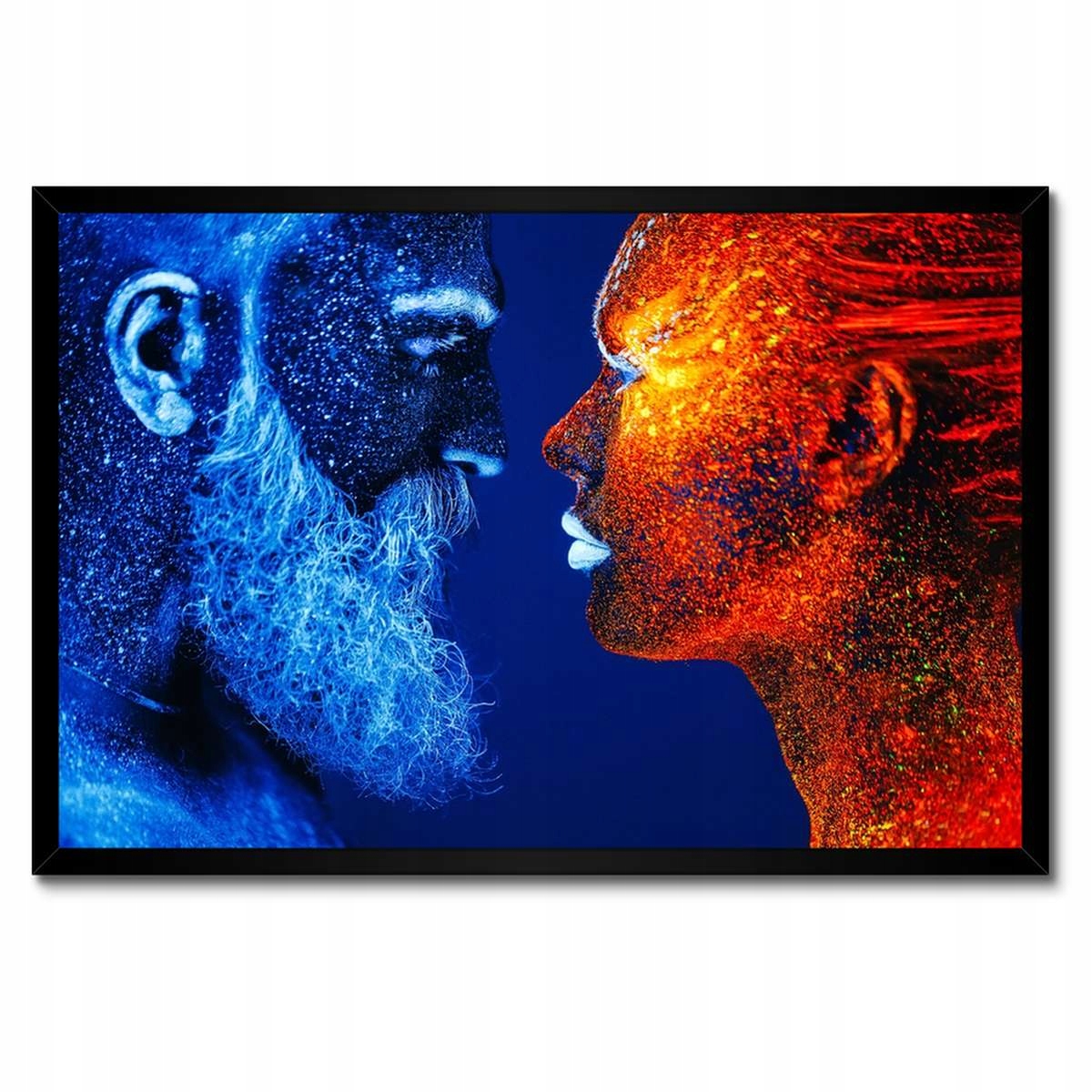 Plakáty v rámu 60x40 On chladný Ona horká Sex