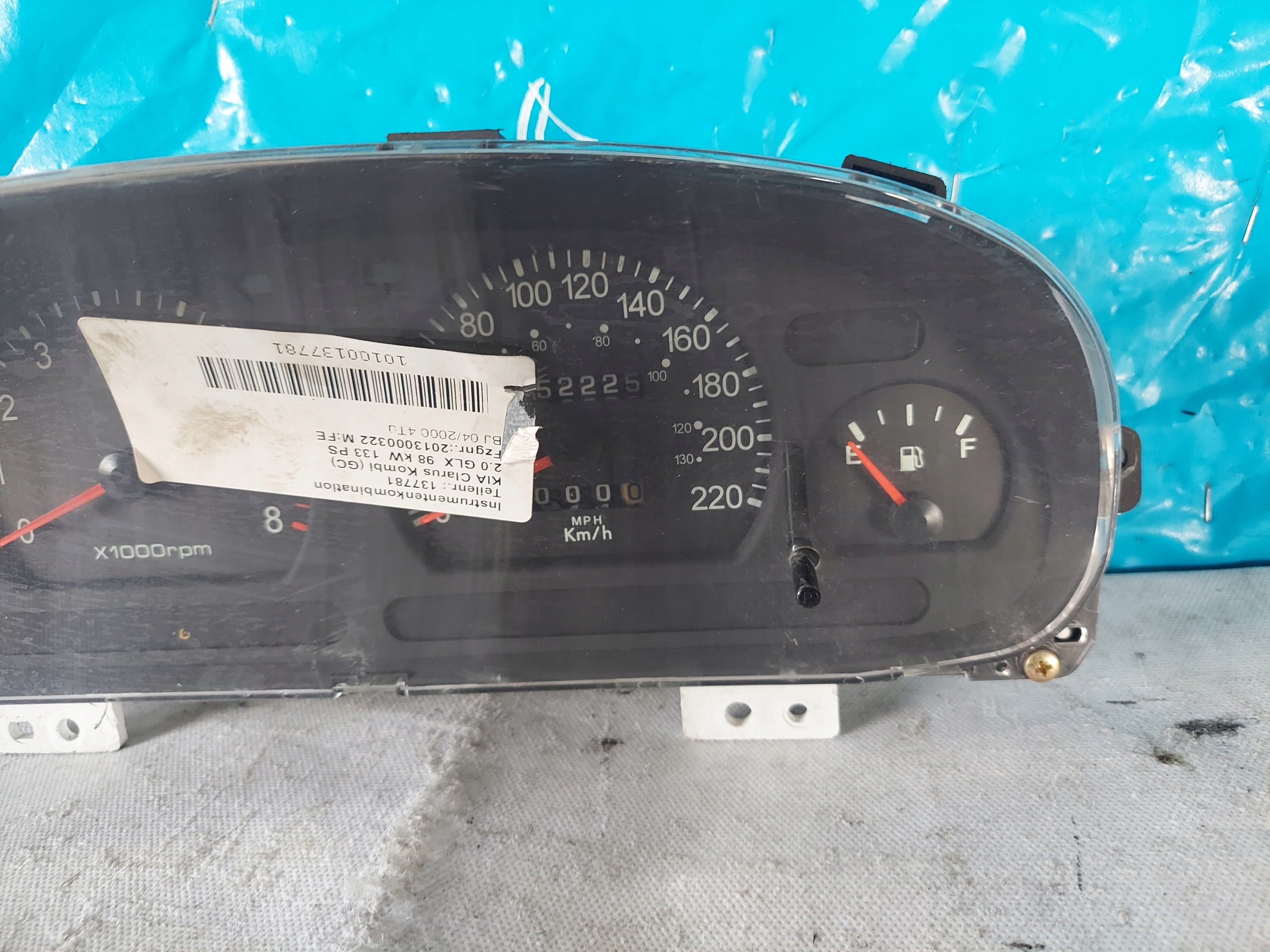 dials clock KIA CLARUS 2.0 B 200273320