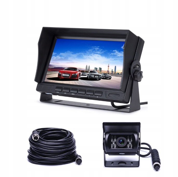 Kamera cofania Kopier Ahd 1080 z monitorem LCD 7'' i przewodem 15 m