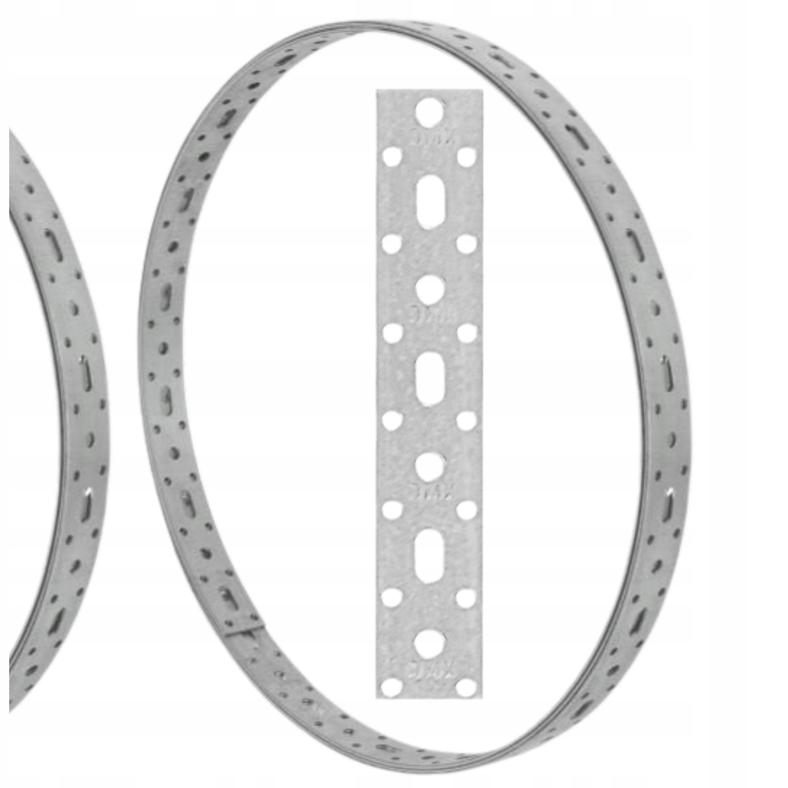 Montážní perforovaná páska 25 mm tesařská ocelová tloušťka 1,5 mm 25 m Pozink