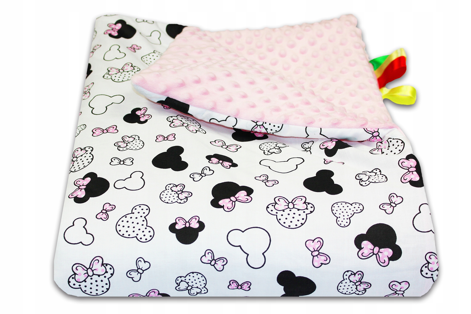 KOCYK DLA NIEMOWLĄT DZIECIĘCY 80x100 MINKY BAWEŁNA