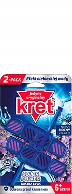 Levně 5x Kret Přívěsek na Wc Barvící levandule 40G X2