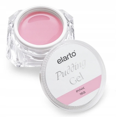 Stavební gel Elarto Pudding Gel Pink 15 g