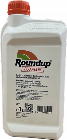 

Środek na chwasty Bayer Roundup 360 Plus 1 l