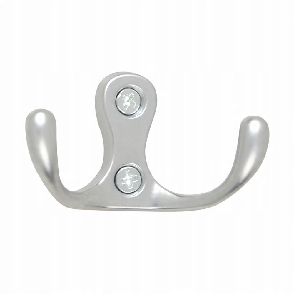 

Wieszak Meblowy, Haczyk Podwójny Mały Aluminium