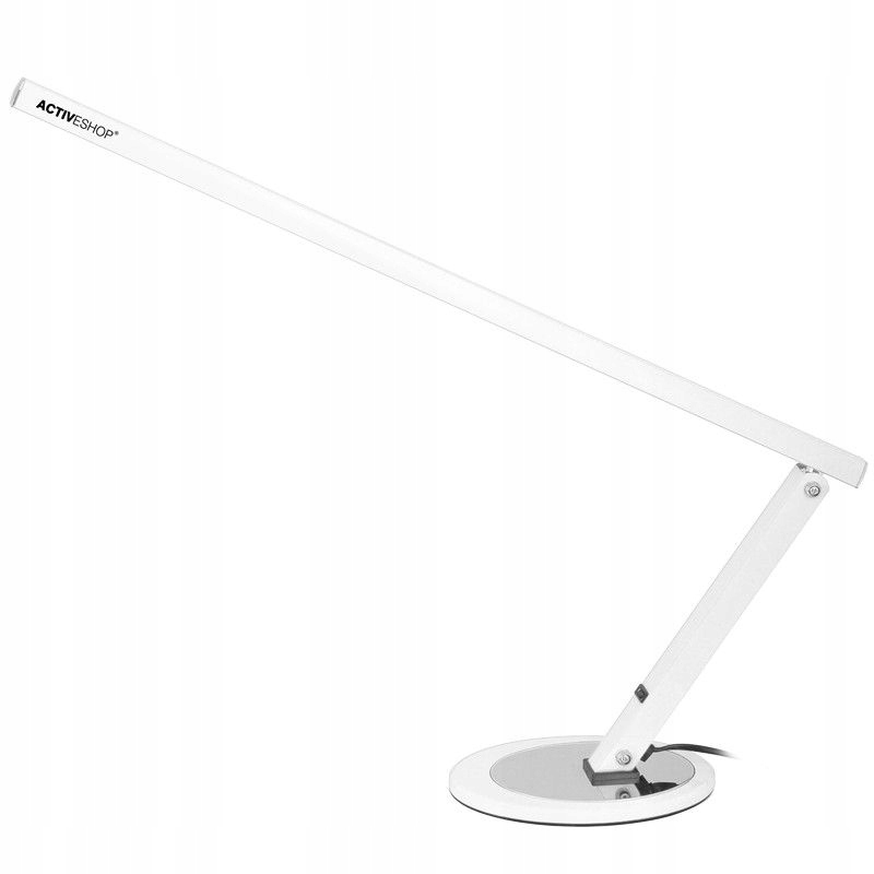 Lampa na psací stůl Slim led bílá