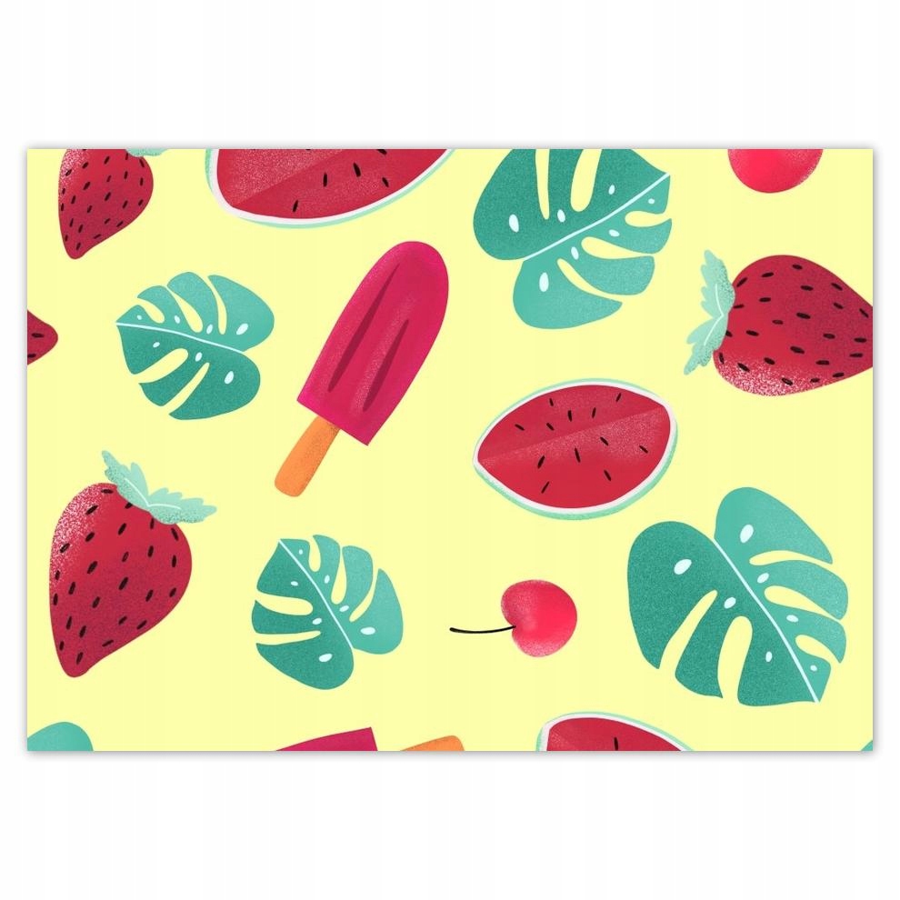 

Plakaty 70x50 Monstera Liść Lody Arbuz