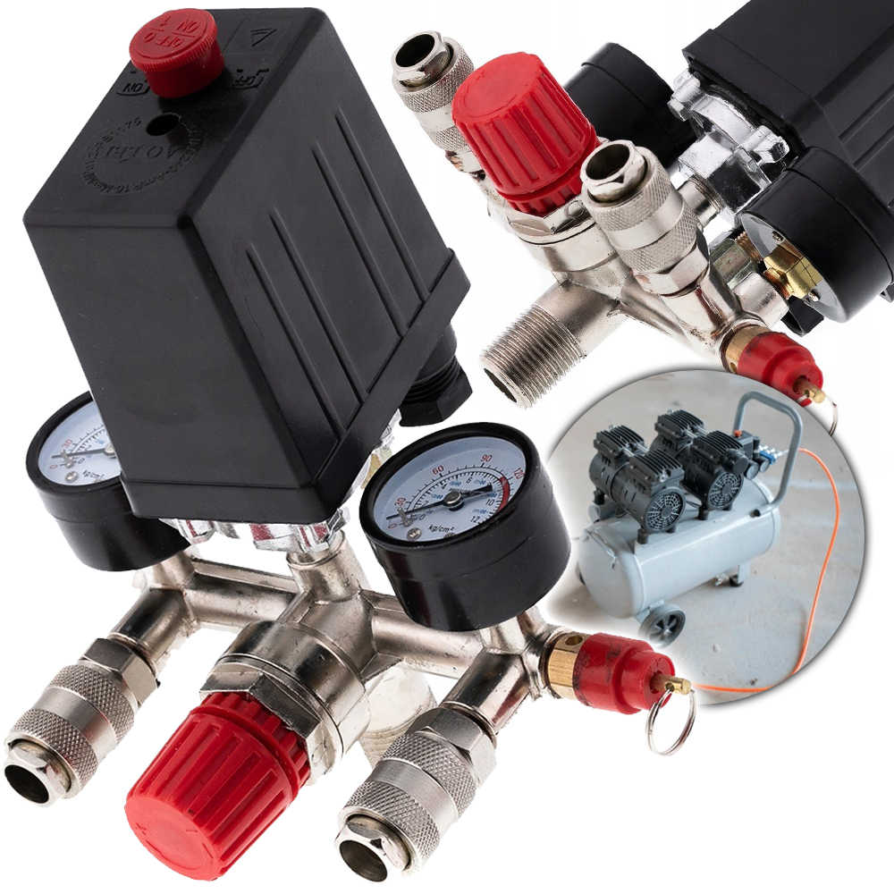 WYŁĄCZNIK CIŚNIENIOWY Z MANOMETREM PRESOSTAT TYP-T