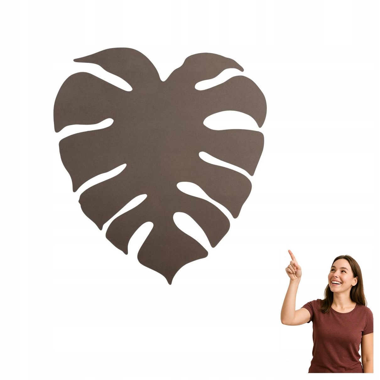 Nástenné svietidlo Monstera XL Brown 5822 Tk Lighting