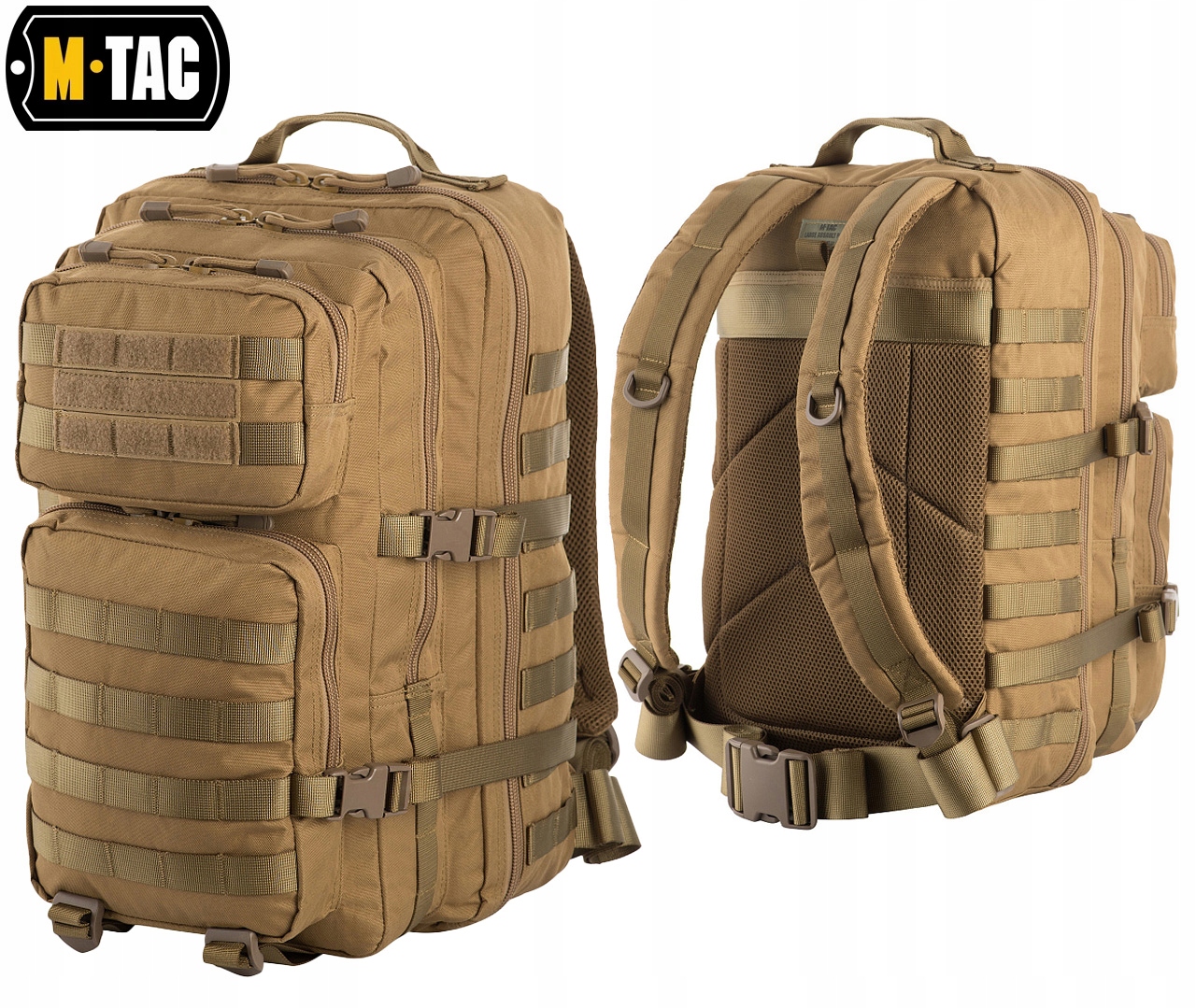 Plecak Wojskowy Taktyczny Large Assault Pack M-Tac Tan Marka M-Tac