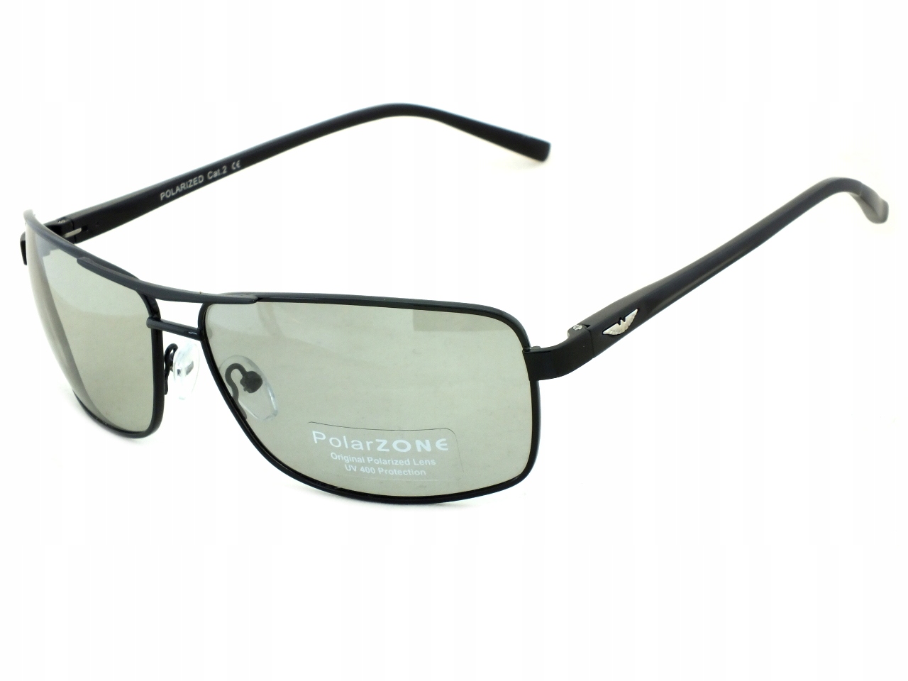 PolarZONE okulary Fotochromowe ściemniające się z polaryzacją Metalowe etui