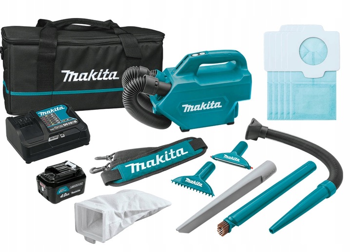 Makita Cxt CL121DSM Odkurzacz Samochodowy 10,8V 4.0Ah