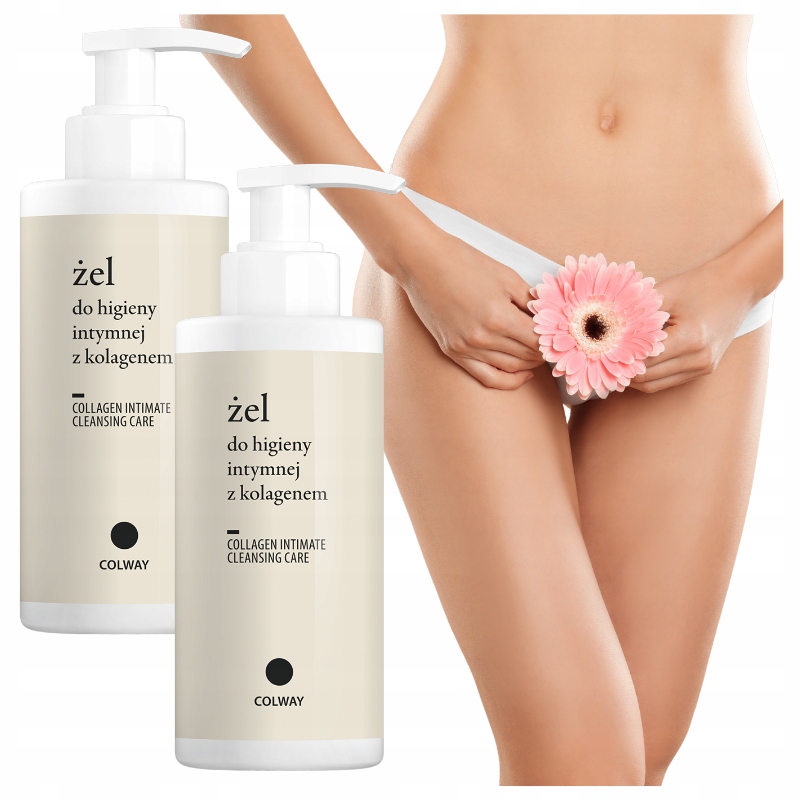 2x Gel pro intimní hygienu Kolagen Colway 140 ml pH Hydratace