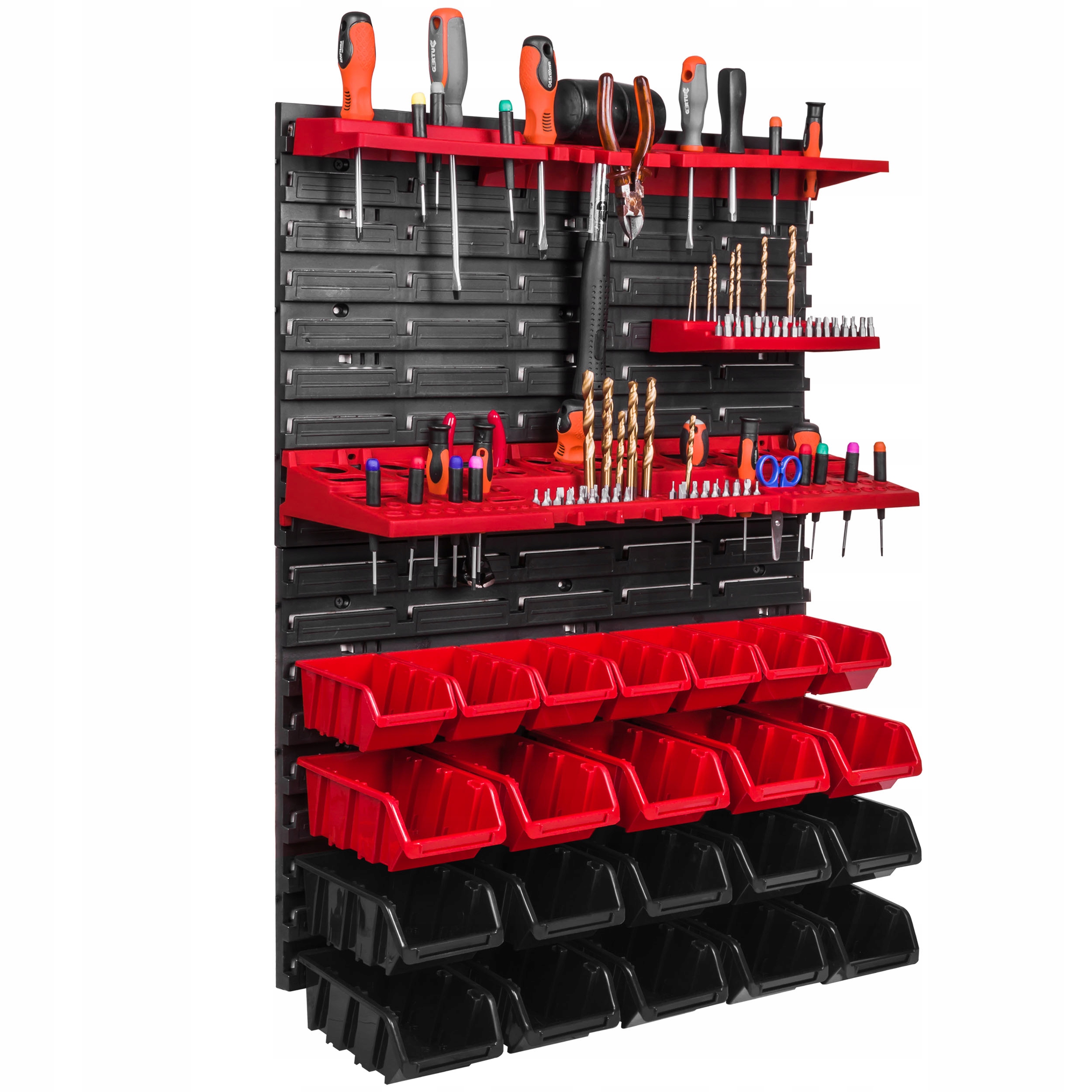 Nástrojová deska 58 x 78 cm dílenská stěna 22 záchodů garáž klíče