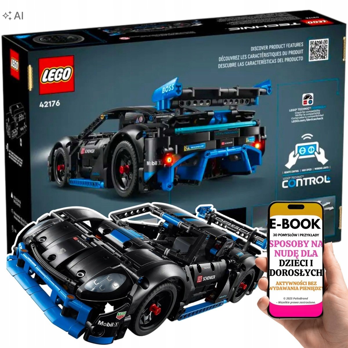 Lego Autko Technic Porsche GT4 Performance Dla Dziecka EBOOK-3