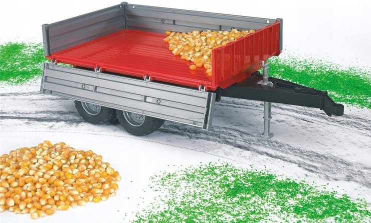 BRUDER PRZYCZEPA DWUOSIOWA 02019 Marka Bruder